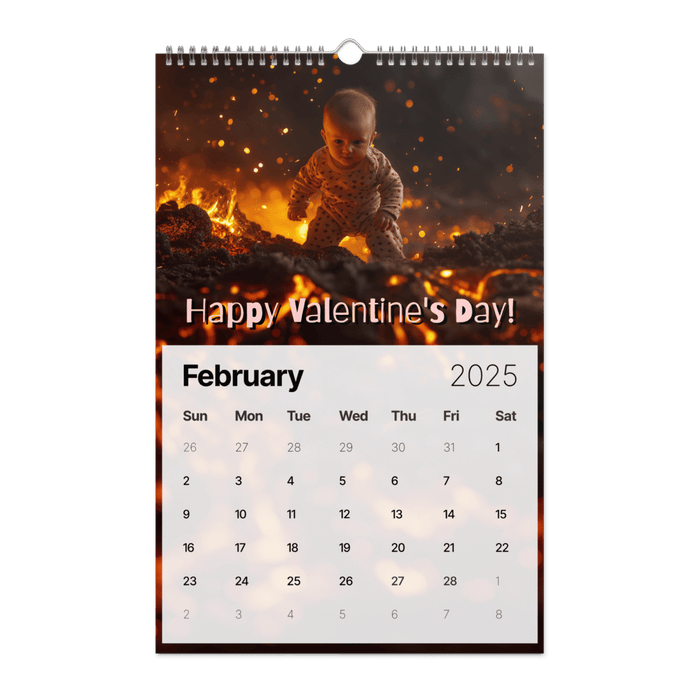 Babies In Places They Shouldn't Be Wall calendar (2025) - The Dude Abides® - babies - Babies in places they Shouldn't be - baby