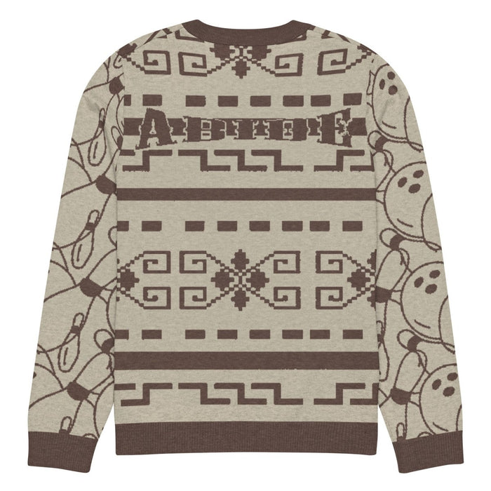 Knitted crew neck sweater - The Dude Abides® -