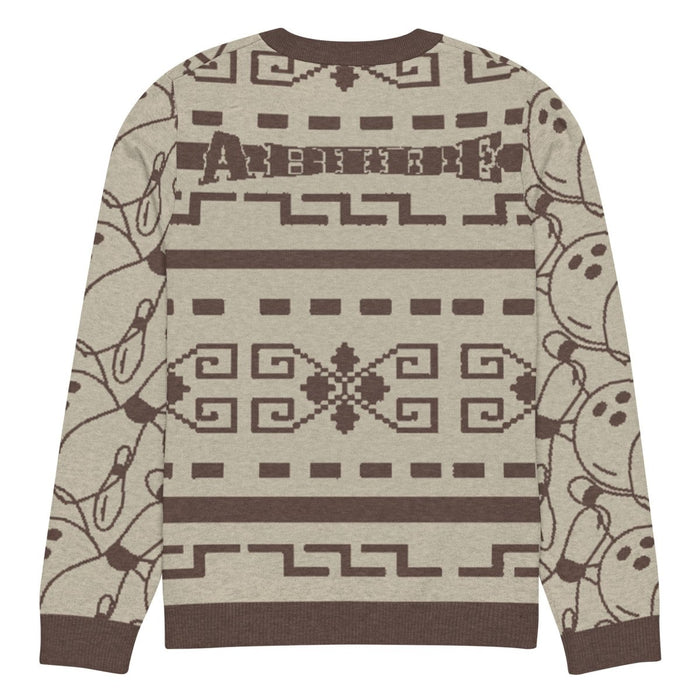 Knitted crew neck sweater - The Dude Abides® -