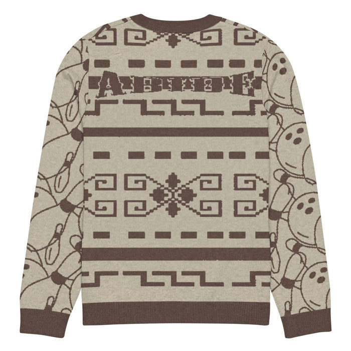 Knitted crew neck sweater - The Dude Abides® -