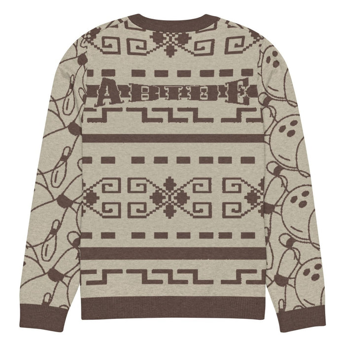 Knitted crew neck sweater - The Dude Abides® -