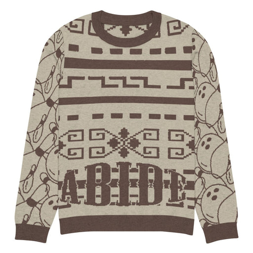 Knitted crew neck sweater - The Dude Abides® -