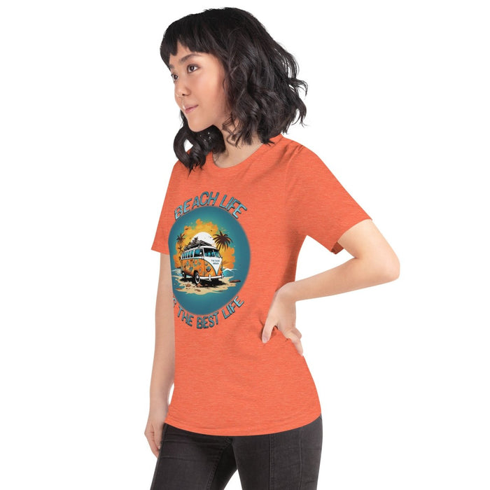 Retro Beach Life Tee: Cruise the Coast with a 60s Surf Van - The Dude Abides® - T-shirt - 60's classic - adventure - Beach
