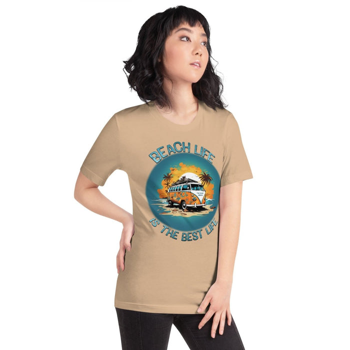 Retro Beach Life Tee: Cruise the Coast with a 60s Surf Van - The Dude Abides® - T-shirt - 60's classic - adventure - Beach
