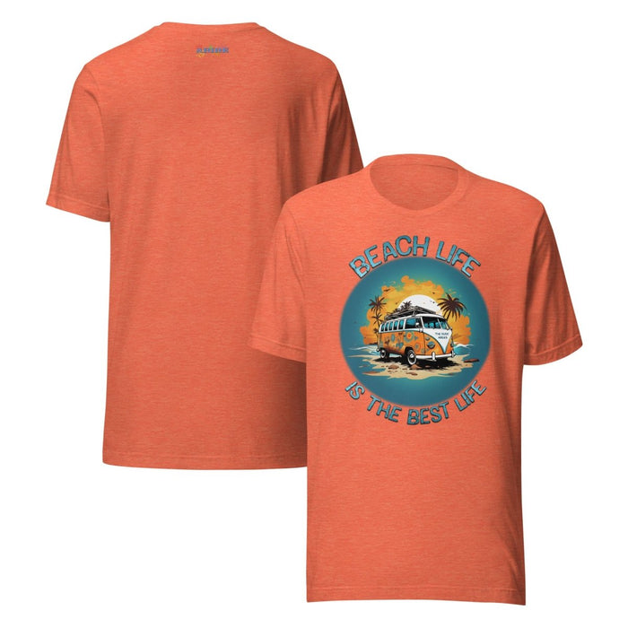 Retro Beach Life Tee: Cruise the Coast with a 60s Surf Van - The Dude Abides® - T-shirt - 60's classic - adventure - Beach