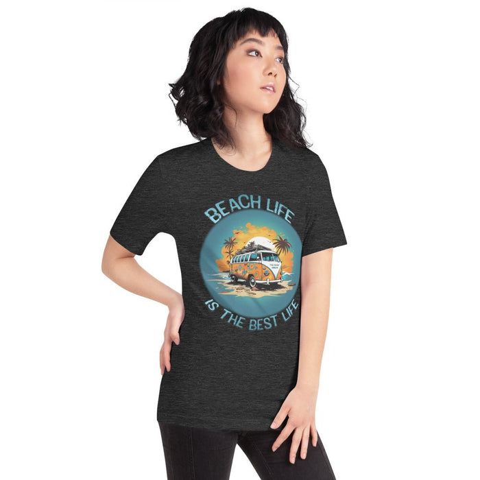 Retro Beach Life Tee: Cruise the Coast with a 60s Surf Van - The Dude Abides® - T-shirt - 60's classic - adventure - Beach