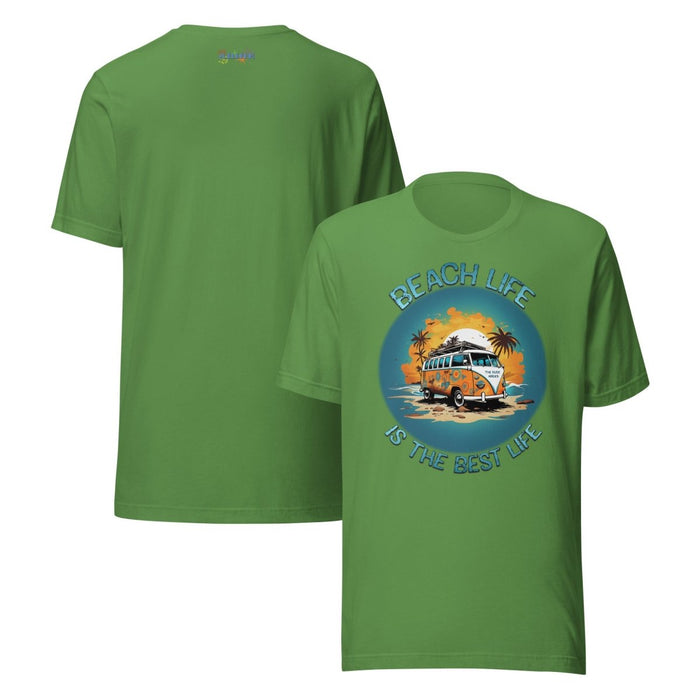 Retro Beach Life Tee: Cruise the Coast with a 60s Surf Van - The Dude Abides® - T-shirt - 60's classic - adventure - Beach