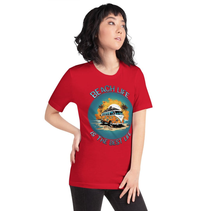Retro Beach Life Tee: Cruise the Coast with a 60s Surf Van - The Dude Abides® - T-shirt - 60's classic - adventure - Beach