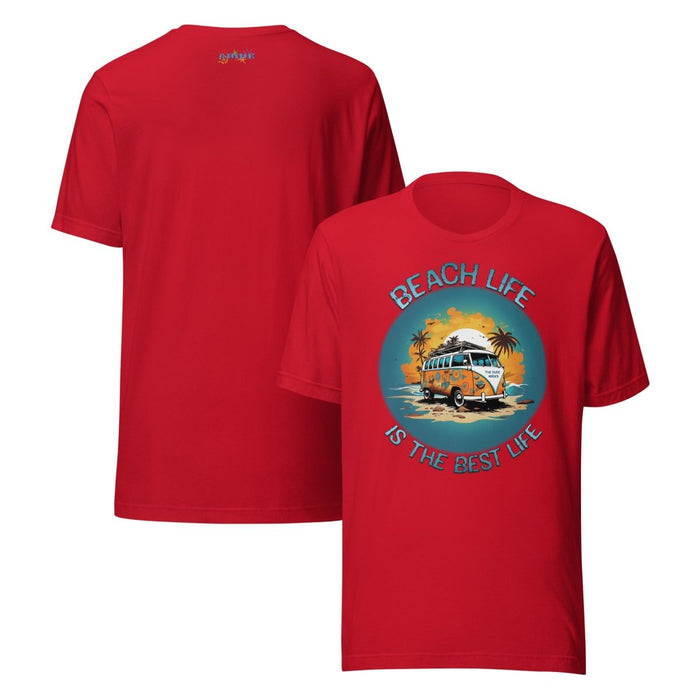 Retro Beach Life Tee: Cruise the Coast with a 60s Surf Van - The Dude Abides® - T-shirt - 60's classic - adventure - Beach