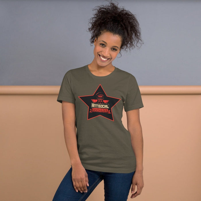 The Antisocial Socialist Design Unisex T - shirt - The Dude Abides® - T - Shirt - America - Antisocial Socialist design - balance the world shirt