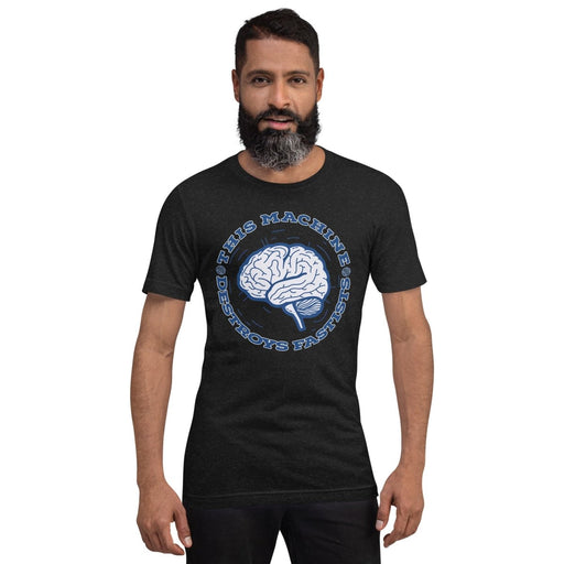 This Machine Destroys Fascists Design Unisex t-shirt - The Dude Abides® - T-Shirt - abide - abide the dude - activism woke