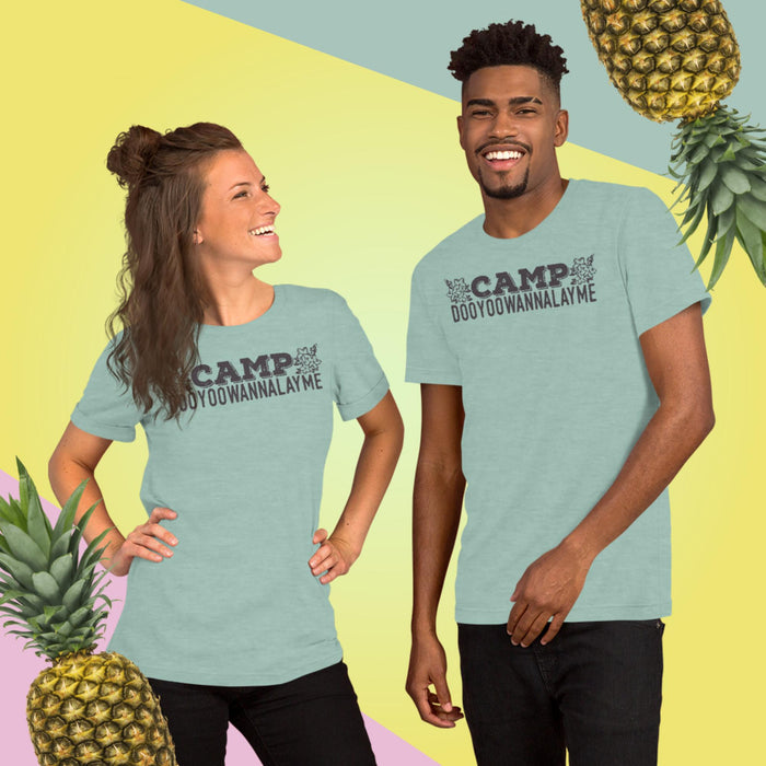 Camp Dooyoowannalayme - The Dude Abides - T-shirt - clever - design - funny
