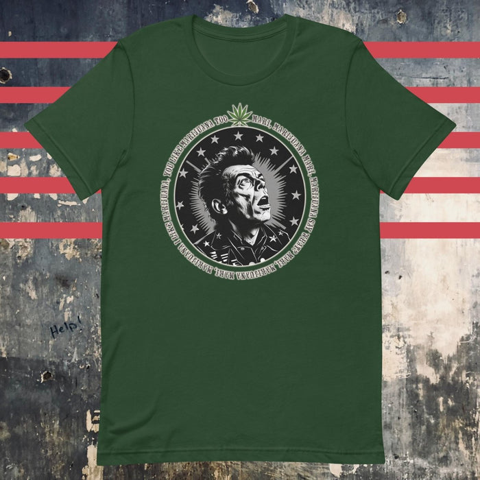 I Like Marijuana - Green Mojo Nixon Unisex t-shirt - The Dude Abides - Mojo Nixon - Mojo Nixon "I Like Marijuana" lyrics