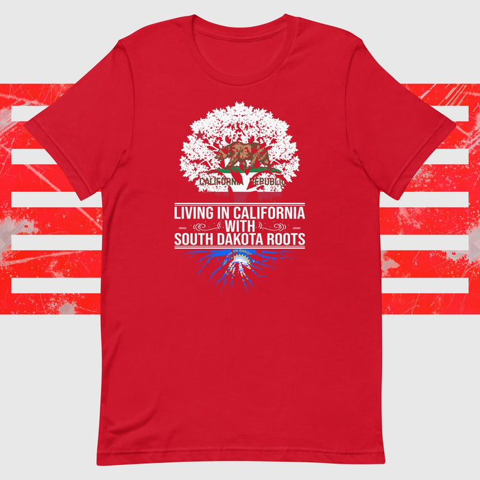 Living In California With South Dakota Roots - The Dude Abides - T-shirt - california - clever - design