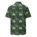 Abide Design Green Cannabis Leaf Pattern Unisex button Shirt - The Dude Abides - Button Down Shirt - abide - Abide logo - abide the dude