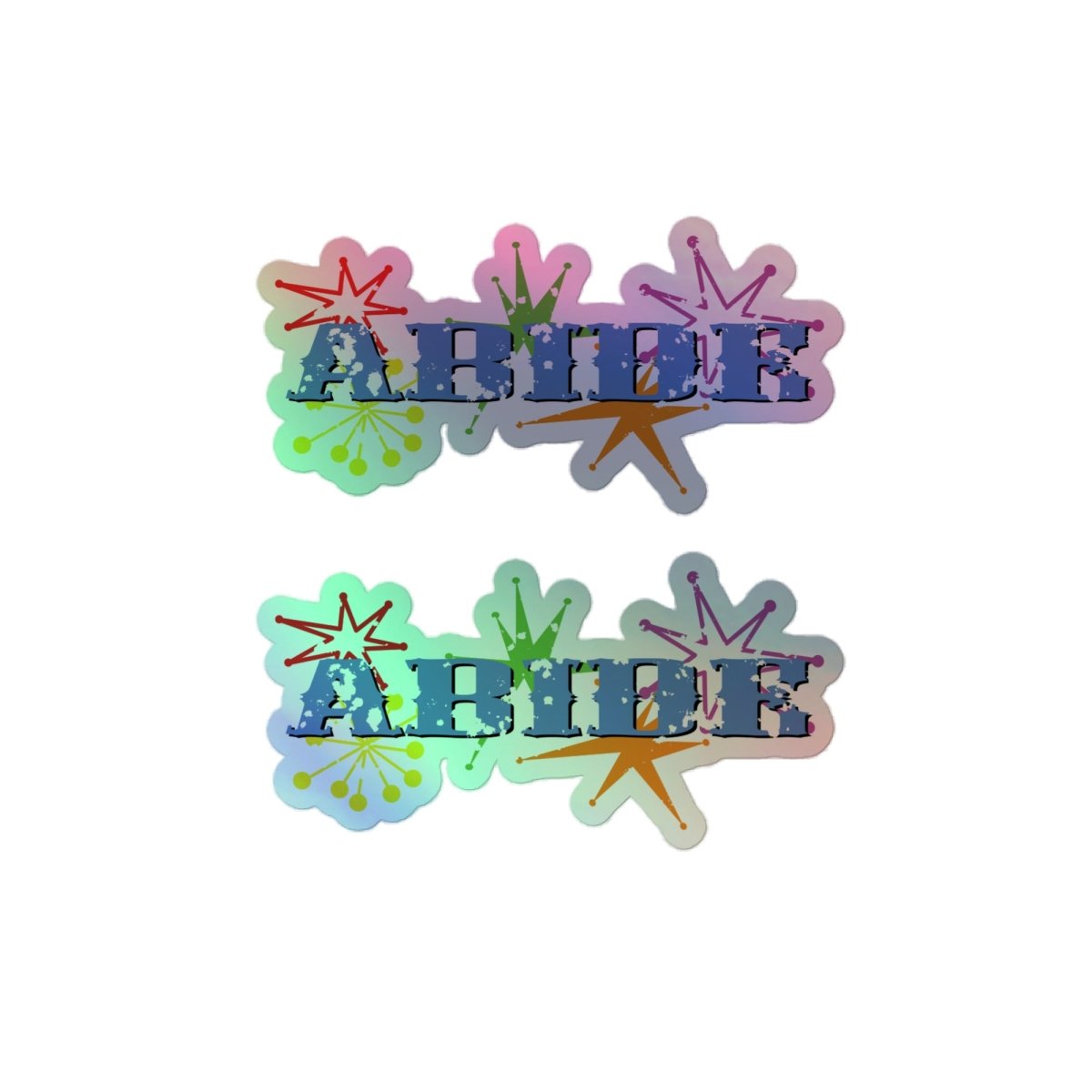 Abide Design Holographic stickers - The Dude Abides - Sticker - abide - abide design - Abide The Dude