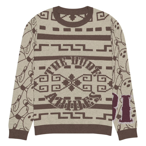 Abide & Inhale: The Dude’s Chill Knit Sweater for Total Relaxation - The Dude Abides® - Sweater - abide sweater - cannabis - cannabis - inspired clothing