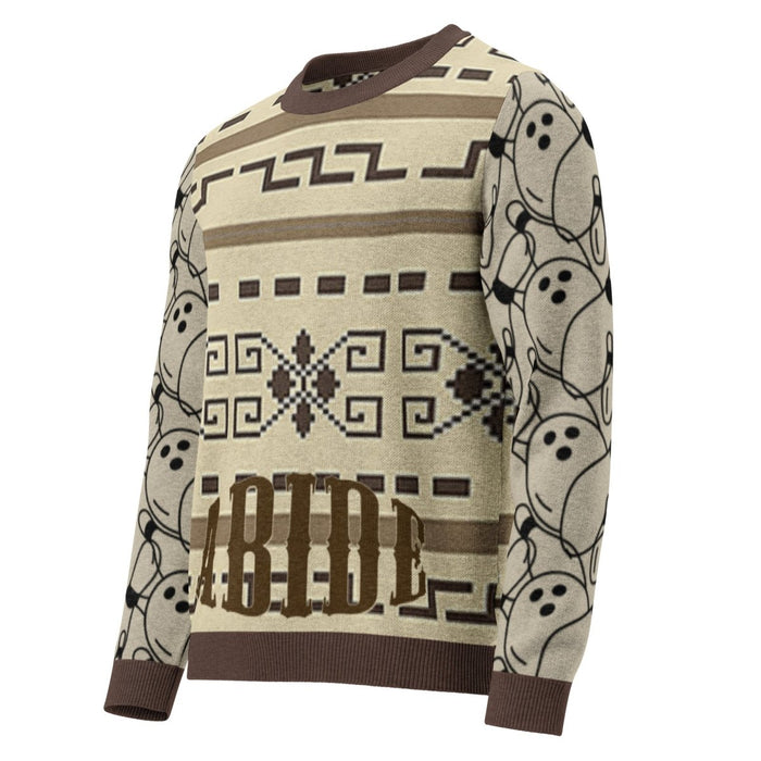 Abide & Roll: The Dude’s Knitted Bowling Sweater That Really Ties Your Look Together - The Dude Abides® - Sweater - abide - abide dude - Abide sweater