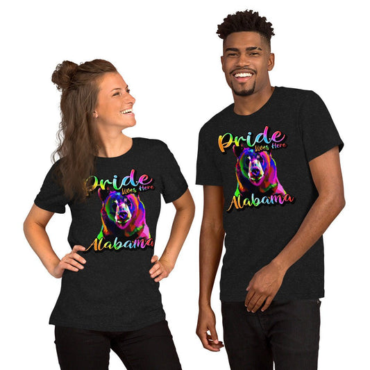 Alabama State Animal - Pride Lives Here Design Unisex t-shirt - The Dude Abides - T-Shirt - Birthday Gift - boyfriend - Celebrating diversity and inclusivity through pride-themed products