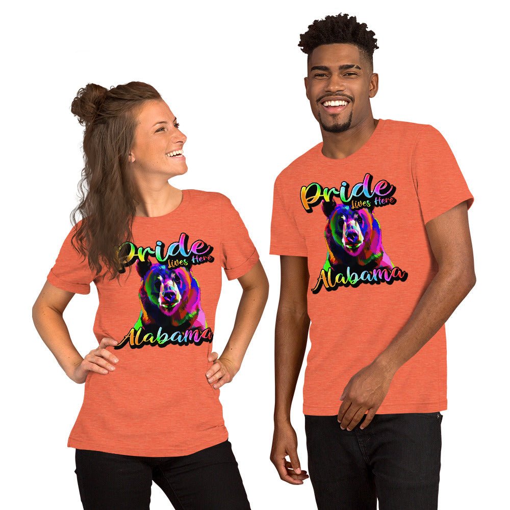 Alabama State Animal - Pride Lives Here Design Unisex t-shirt - The Dude Abides - T-Shirt - Birthday Gift - boyfriend - Celebrating diversity and inclusivity through pride-themed products