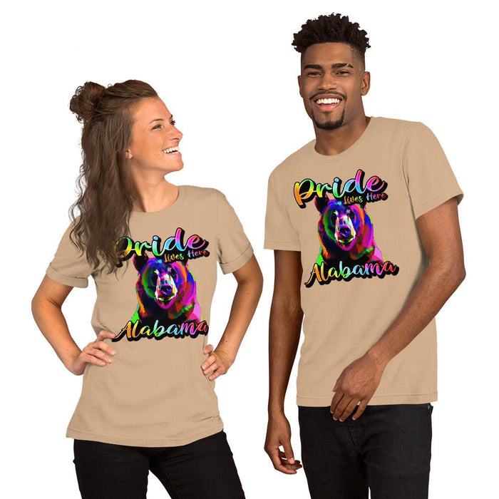 Alabama State Animal - Pride Lives Here Design Unisex t-shirt - The Dude Abides - T-Shirt - Birthday Gift - boyfriend - Celebrating diversity and inclusivity through pride-themed products