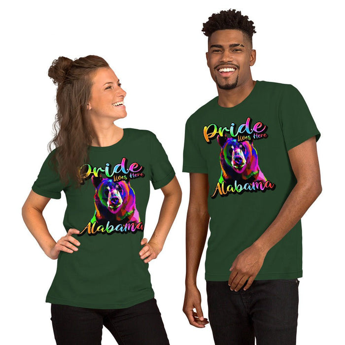 Alabama State Animal - Pride Lives Here Design Unisex t-shirt - The Dude Abides - T-Shirt - Birthday Gift - boyfriend - Celebrating diversity and inclusivity through pride-themed products