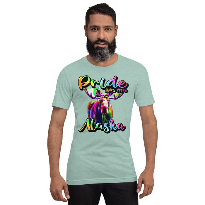 Alaska State Animal - Pride Lives Here Design Unisex t-shirt - The Dude Abides - T-Shirt - Birthday Gift - boyfriend - Celebrating diversity and inclusivity through pride-themed products