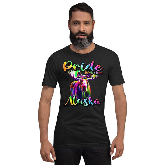 Alaska State Animal - Pride Lives Here Design Unisex t-shirt - The Dude Abides - T-Shirt - Birthday Gift - boyfriend - Celebrating diversity and inclusivity through pride-themed products