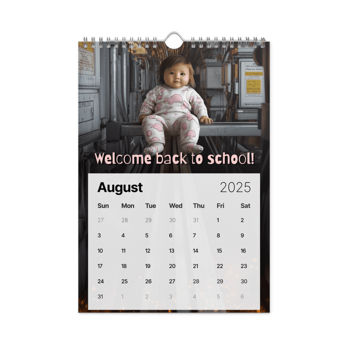 Babies In Places They Shouldn't Be Wall calendar (2025) - The Dude Abides® - babies - Babies in places they Shouldn't be - baby
