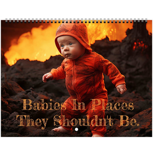 Babies In Places They Shouldn't Be Wall calendars (US & CA) - The Dude Abides - Print Material - adorable - babies - calendar