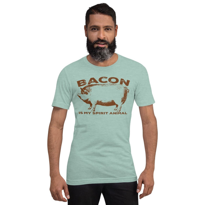 Bacon Is My Spirit Animal Unisex t-shirt - The Dude Abides - T-shirt - bacon - bacon apparel - bacon connoisseurs