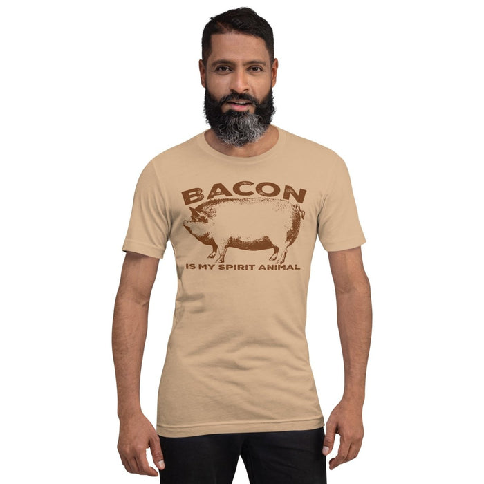 Bacon Is My Spirit Animal Unisex t-shirt - The Dude Abides - T-shirt - bacon - bacon apparel - bacon connoisseurs