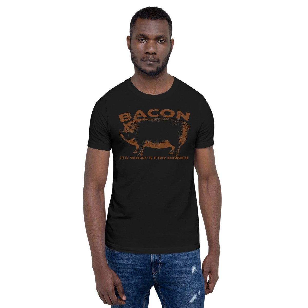 Bacon, Its What's For Dinner Unisex t-shirt - The Dude Abides - T-shirt - bacon - bacon apparel - bacon connoisseur's fashion statement