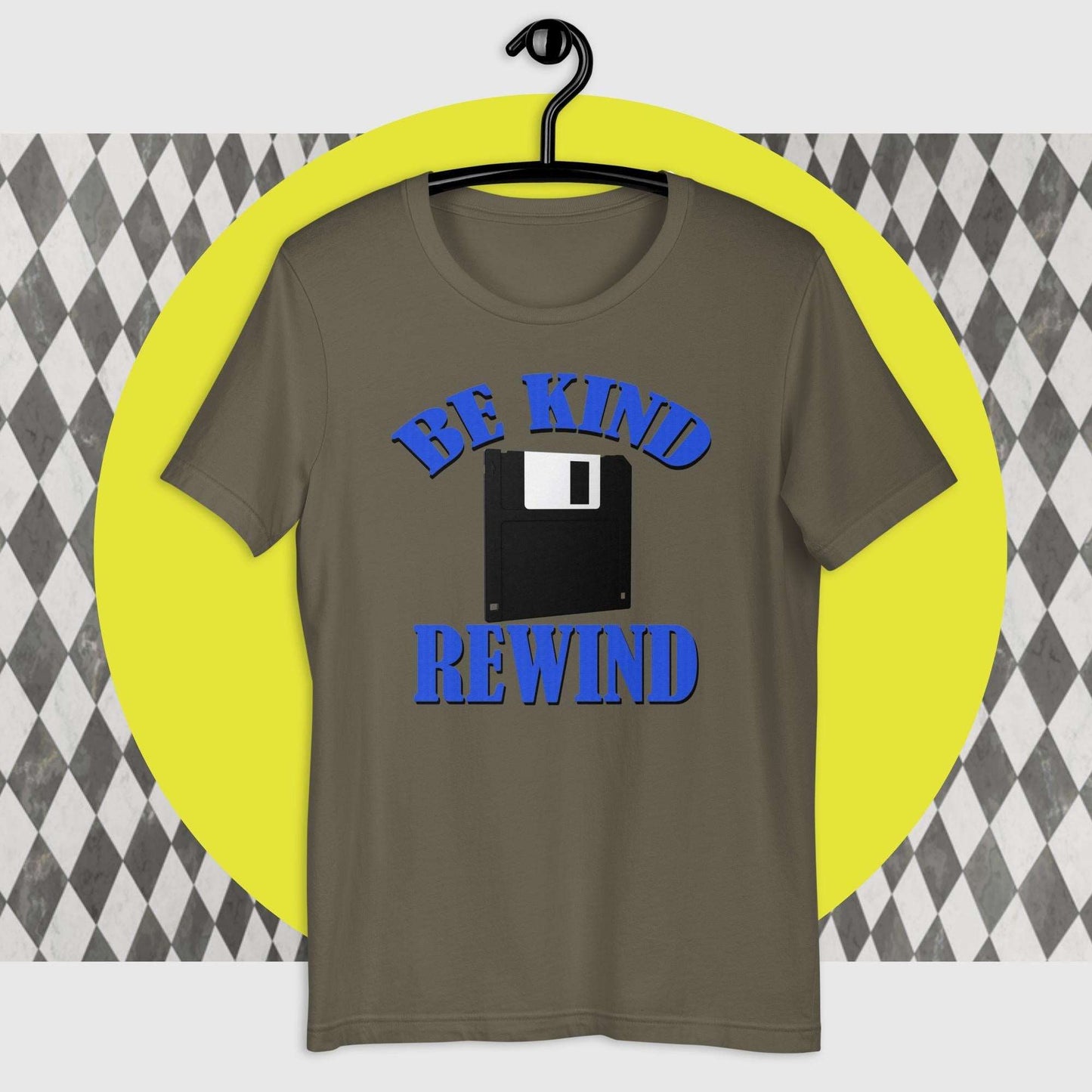 Be Kind Rewind - The Dude Abides - T-shirt - Be Kind Rewind - design - floppy disk