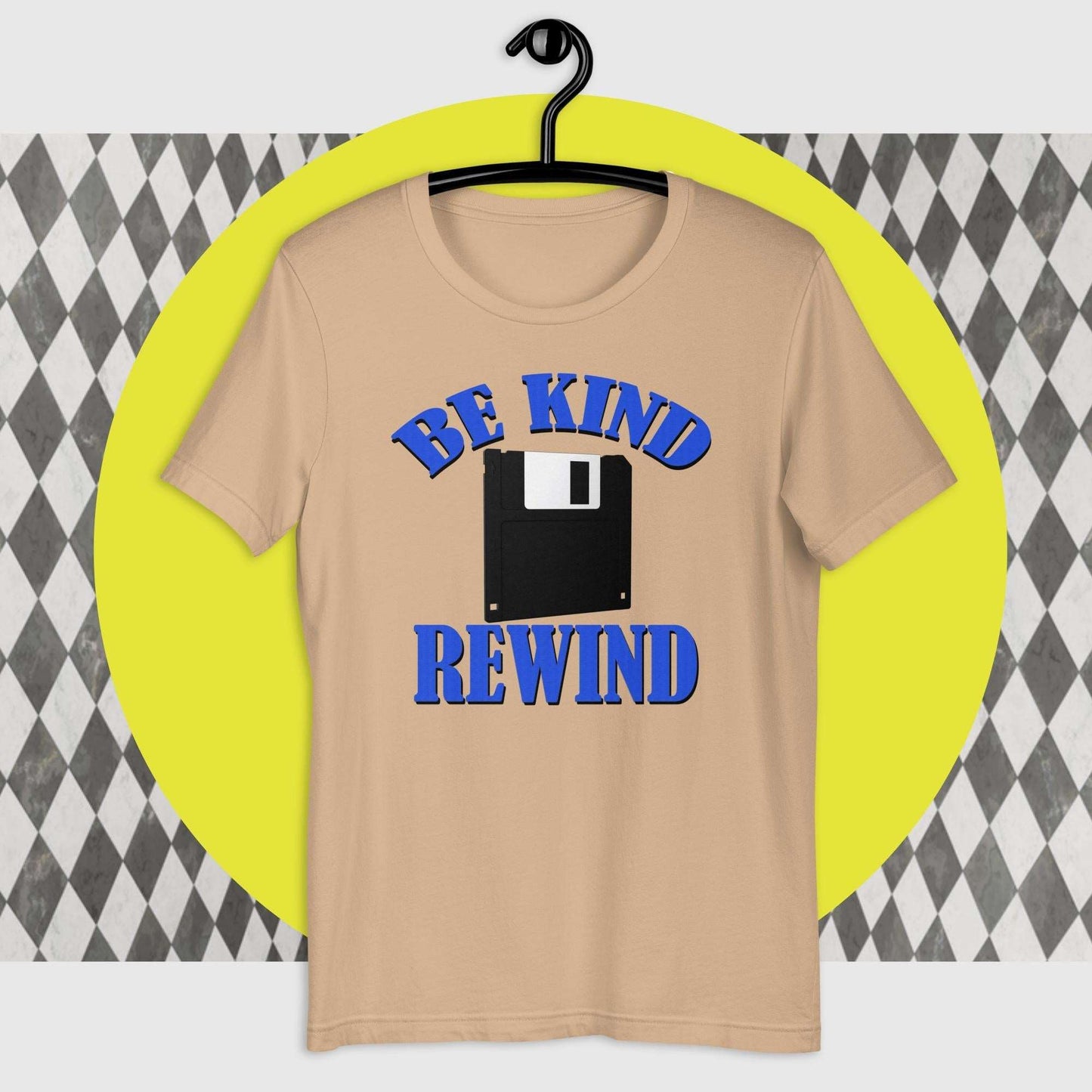 Be Kind Rewind - The Dude Abides - T-shirt - Be Kind Rewind - design - floppy disk