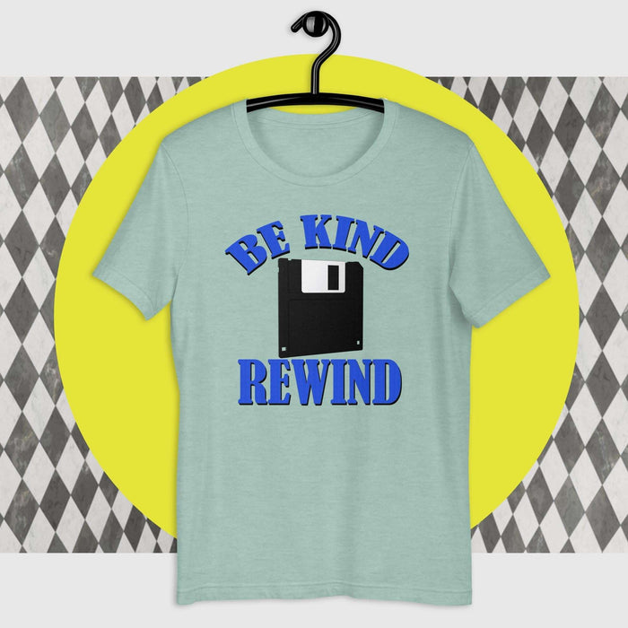 Be Kind Rewind - The Dude Abides - T-shirt - Be Kind Rewind - design - floppy disk