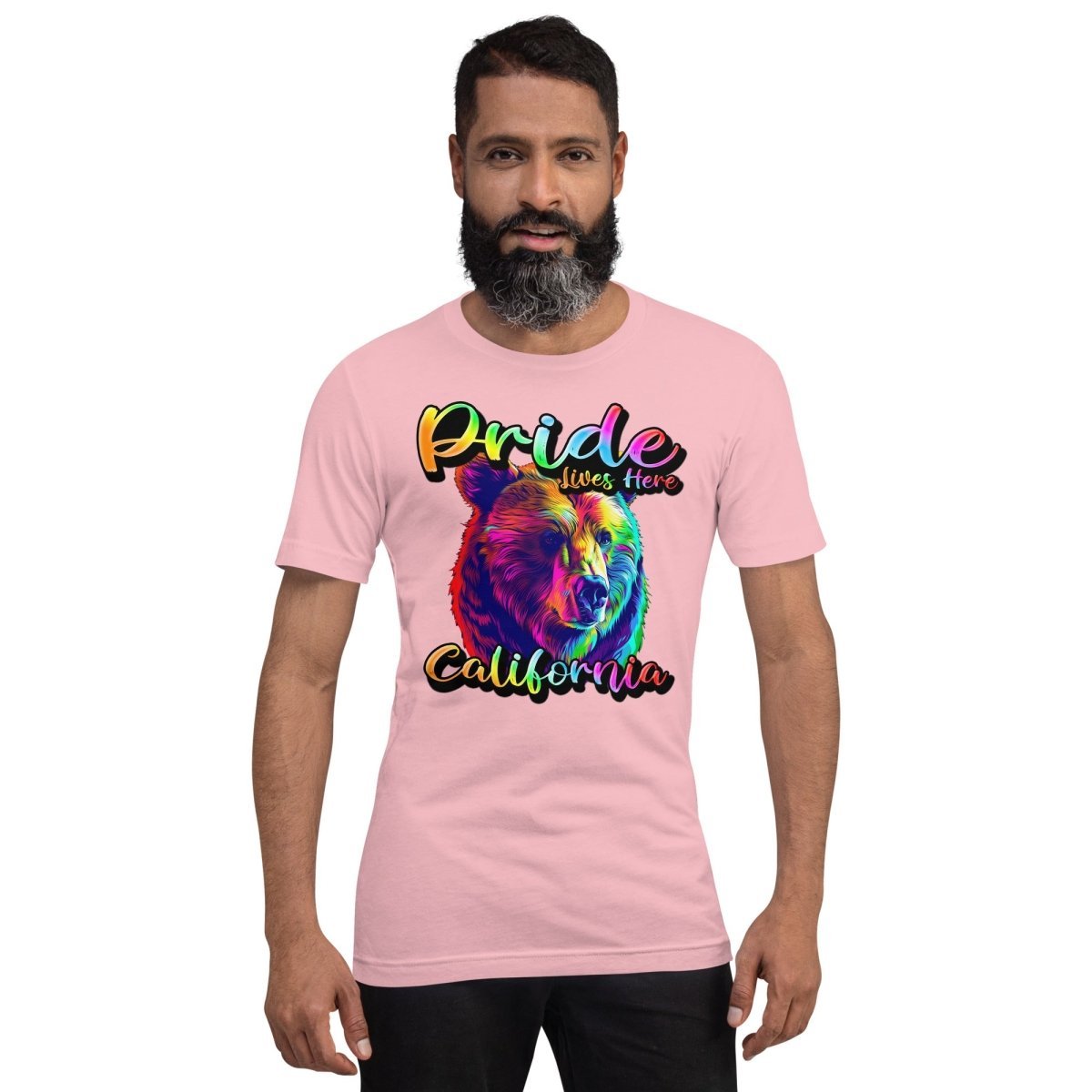 California State Animal - Pride Lives Here Design Unisex t-shirt - The Dude Abides - T-Shirt - Birthday Gift - boyfriend - Celebrating diversity and inclusivity through pride-themed products