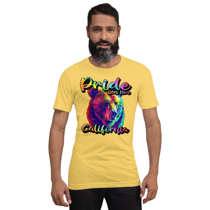 California State Animal - Pride Lives Here Design Unisex t-shirt - The Dude Abides - T-Shirt - Birthday Gift - boyfriend - Celebrating diversity and inclusivity through pride-themed products