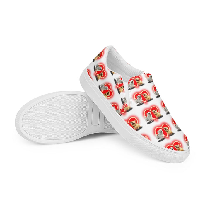 Chihuahua Pattern Women’s slip-on canvas shoes - The Dude Abides - Shoes - chihuahua - dog - puppy