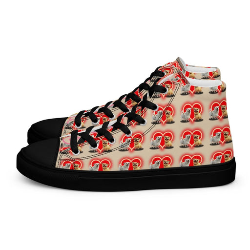 Chihuhua Love Women’s high top canvas shoes - The Dude Abides - Shoes - chihuahua - dog - puppy