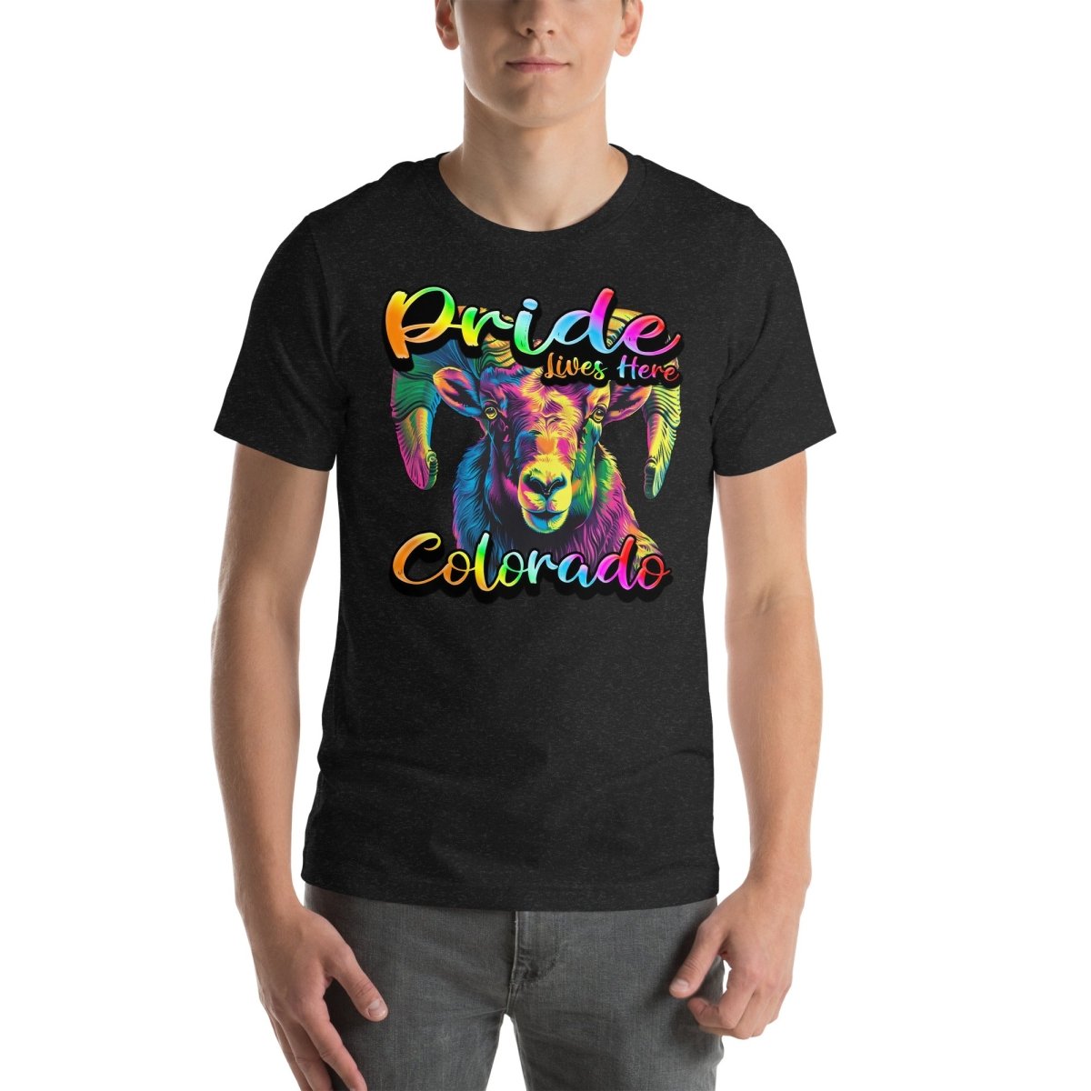 Colorado State Animal - Pride Lives Here Design Unisex t-shirt - The Dude Abides - T-Shirt - Birthday Gift - boyfriend - Celebrating diversity and inclusivity through pride-themed products