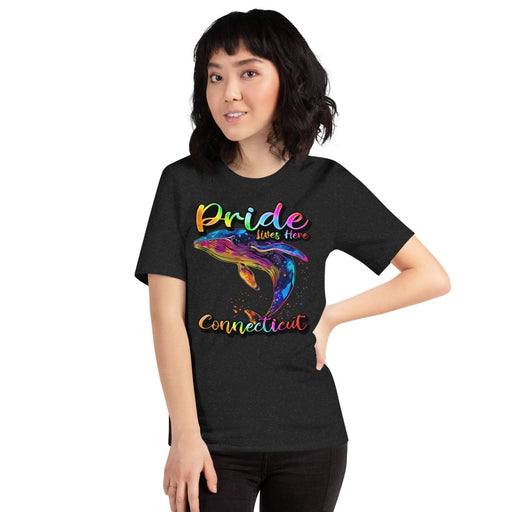 Connecticut State Animal- Pride Lives Here Design Unisex t-shirt - The Dude Abides - T-Shirt - Birthday Gift - boyfriend - Celebrating diversity and inclusivity through pride-themed products