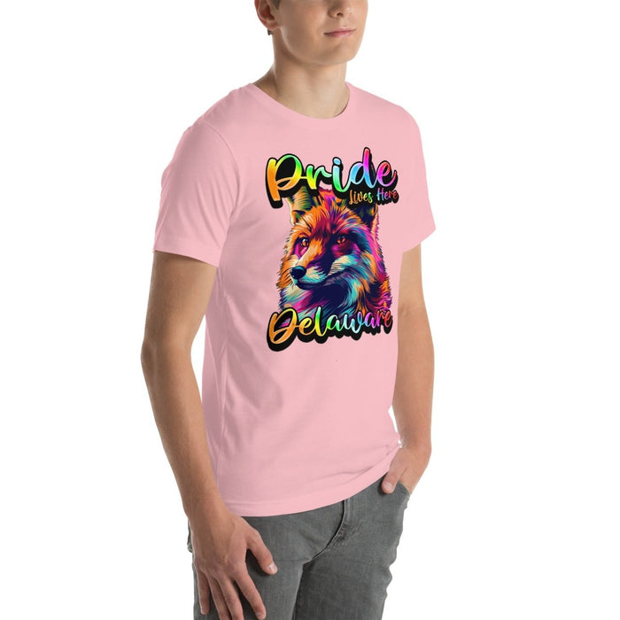 Delaware State Animal - Pride Lives Here Design Unisex t-shirt - The Dude Abides - T-Shirt - Birthday Gift - boyfriend - Celebrating diversity and inclusivity through pride-themed products