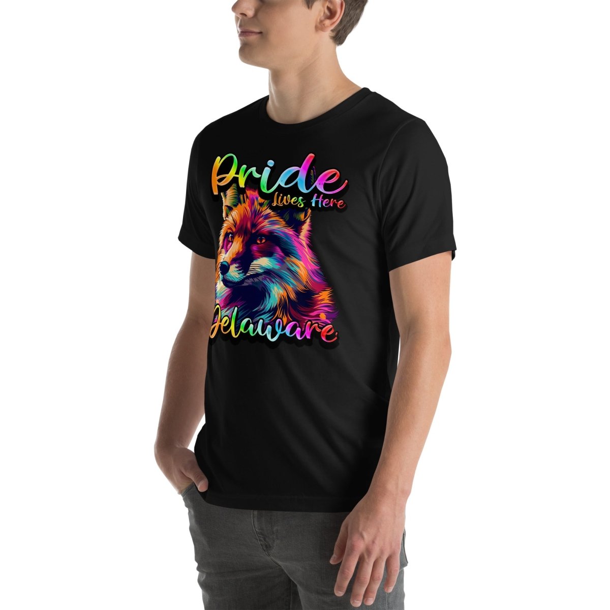 Delaware State Animal - Pride Lives Here Design Unisex t-shirt - The Dude Abides - T-Shirt - Birthday Gift - boyfriend - Celebrating diversity and inclusivity through pride-themed products