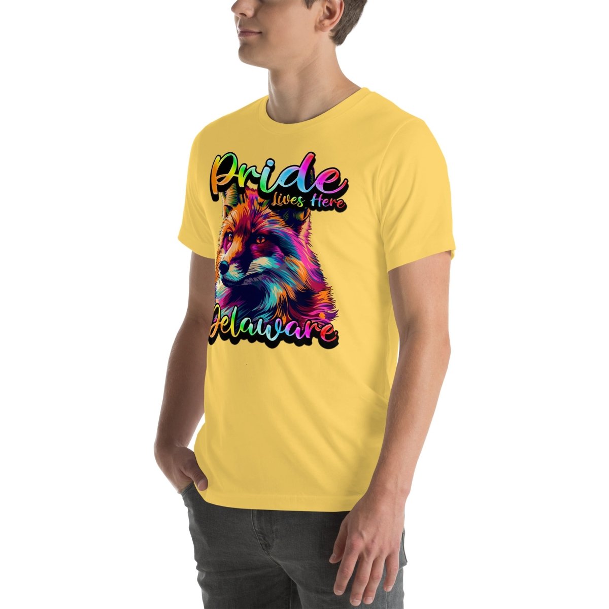 Delaware State Animal - Pride Lives Here Design Unisex t-shirt - The Dude Abides - T-Shirt - Birthday Gift - boyfriend - Celebrating diversity and inclusivity through pride-themed products