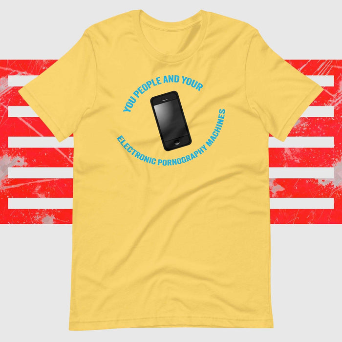 Electronic Pornography Machines - The Dude Abides - T-shirt - Cell phone - clever - design