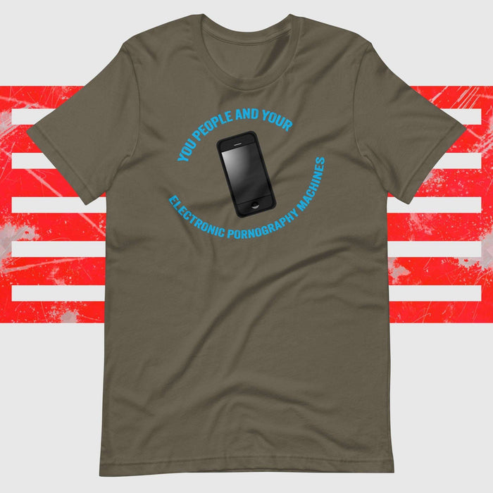 Electronic Pornography Machines - The Dude Abides - T-shirt - Cell phone - clever - design