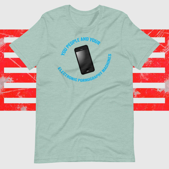 Electronic Pornography Machines - The Dude Abides - T-shirt - Cell phone - clever - design