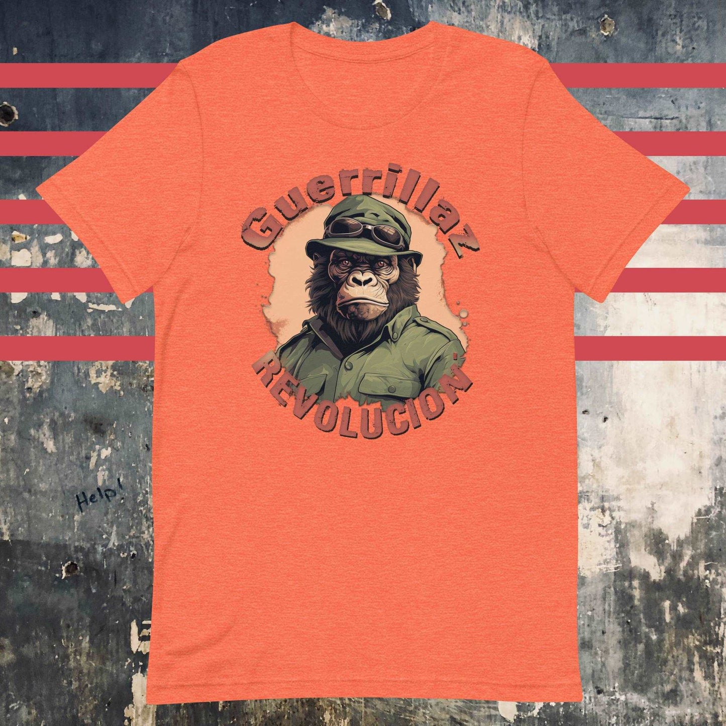 Guerrillaz Revolucion #7: Embrace the Revolution for Change Unisex t-shirt - The Dude Abides - T-shirt - activism