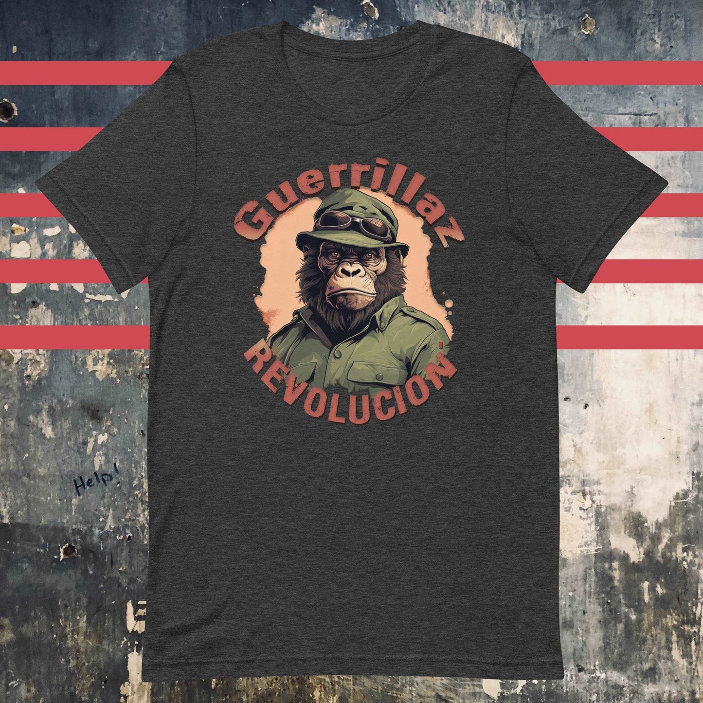 Guerrillaz Revolucion #7: Embrace the Revolution for Change Unisex t-shirt - The Dude Abides - T-shirt - activism